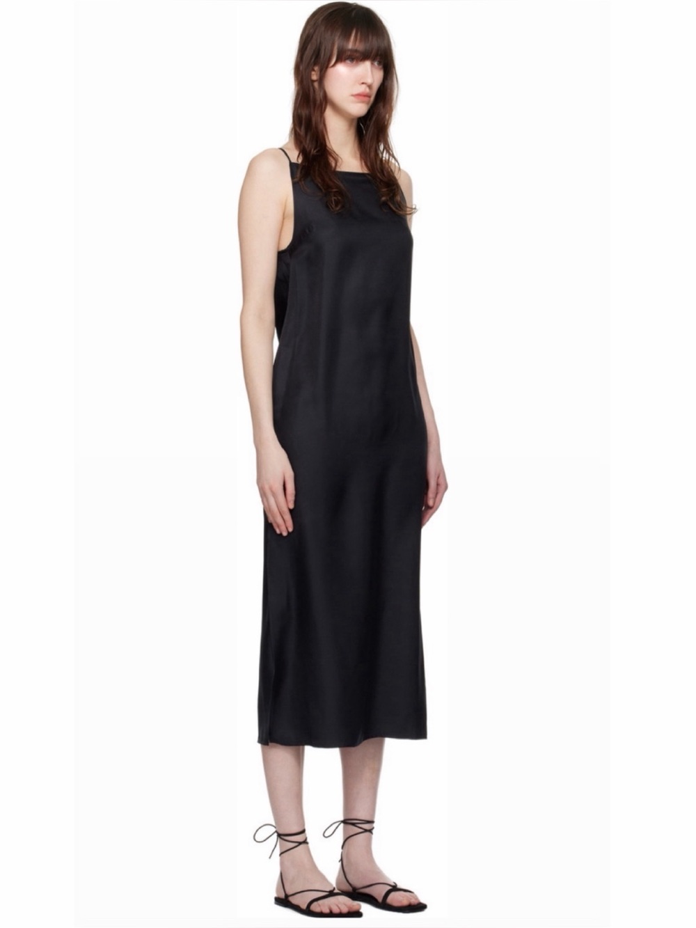 New w/ Tags Loulou Studio Silk Midi Dress size XS